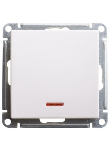 Переключатель W59 VS610-157-1-86 1-клавишный с индикацией 16A, белый