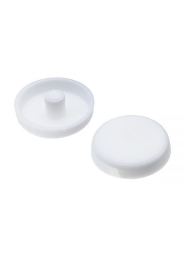 Заглушки для анкеров 14,0 мм белые, (1 шт.) (c-anch14w)