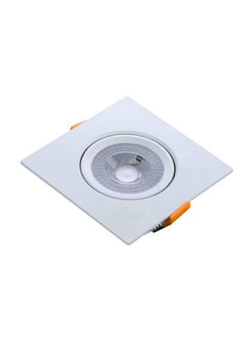 Cветильник светодиодный встраиваемый поворотный направленного света, квадрат, 3W, 4000K, IP40, белый, TruEnergy (10551)