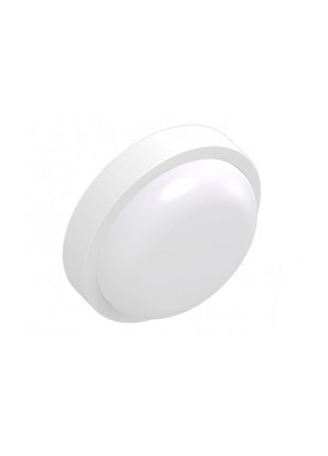 Светильник светодиодный пылевлагозащищенный, круглый, 12w, 4000 К, IP54, пластик, белый, TruEnergy (11110)