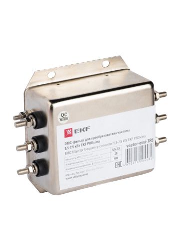 ЭМС-фильтры для преобразователя частоты 0,75-1,5 кВт (vector-emi-1R5)