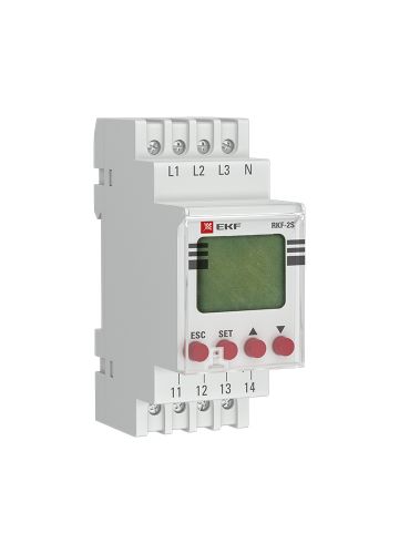 Реле контроля фаз с LCD дисплеем (с нейтралью) RKF-2S EKF PROxima (rkf-2s)