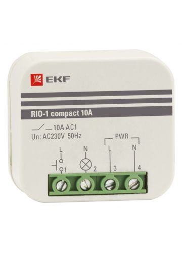 Импульсное реле RIO-1 compact 10А EKF PROxima (rio-1k-10)