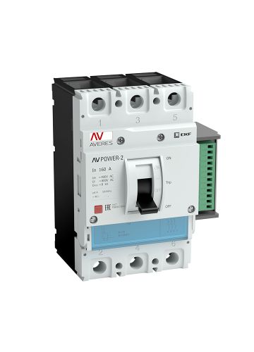 Автоматический выключатель AV POWER-1/3 160А 100kA ETU2.2 EKF AVERES (mccb-13-160H-2.2-av)