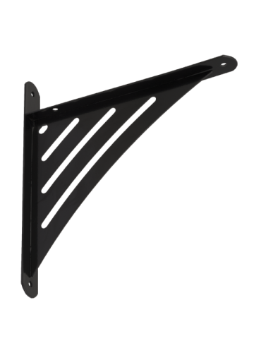Кронштейн ажурный (треугольный) стальной, WAT 190, 194*200*26 мм, черный (524801)