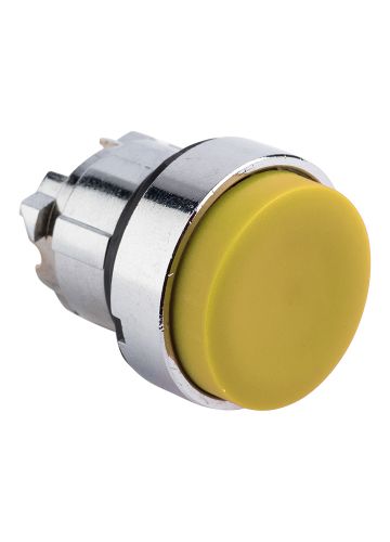 Исполнительный механизм кнопки XB4 выпирающая возвратный без фиксации, без подсветки, желтый EKF PROxima (XB4BL-Y)