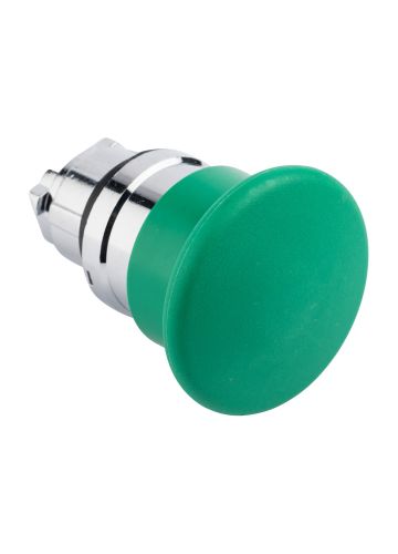 Исполнительный механизм кнопки XB4 "Грибок"  возвратный без фиксации, без подсветки, зеленый EKF PROxima (XB4BC-G)
