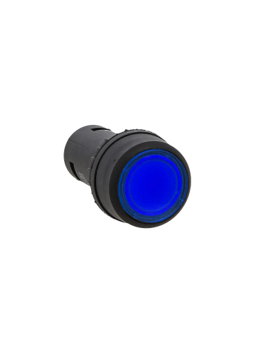 Кнопка SW2C-10D с подсветкой синяя NO 24В EKF PROxima (sw2c-md-b-24)