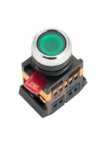Кнопка ABLFS-22 с подсветкой зеленый NO+NC 230В EKF PROxima (ablfs-22-g)