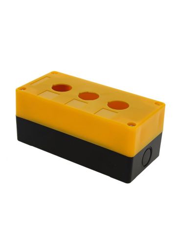 Корпус КП103 пластиковый 3-кнопочный, желтый EKF PROxima (cpb-103-o)