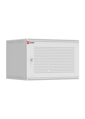 Шкаф телекоммуникационный настенный 6U (600х450) дверь перфорированная, Astra серия EKF PROxima (ITB6P450)