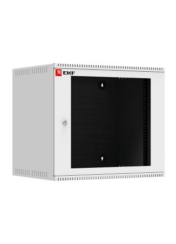 Шкаф телекоммуникационный настенный 9U (600х450) дверь стекло, Astra серия EKF PROxima (ITB9G450)