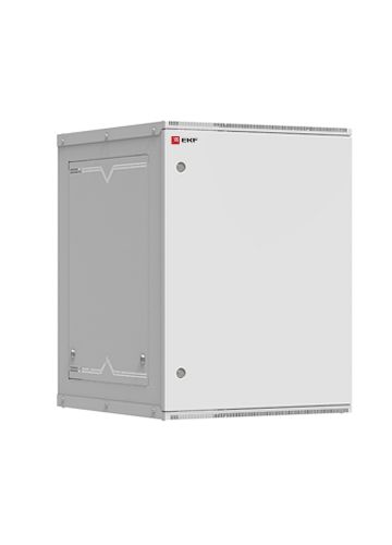 Шкаф телекоммуникационный настенный разборный 15U (600х650) дверь металл, Astra серия EKF PROxima (ITB15M650D)