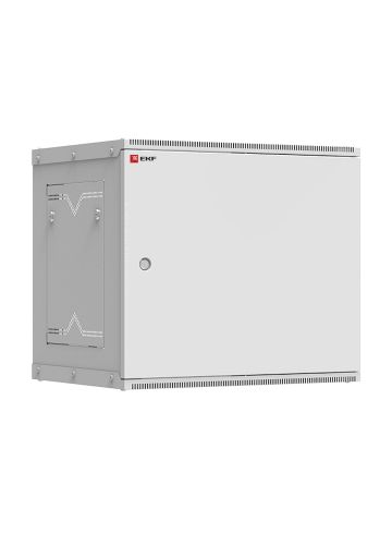 Шкаф телекоммуникационный настенный разборный 9U (600х450) дверь металл, Astra серия EKF PROxima (ITB9M450D)