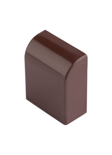 Заглушка (25х16) (4 шт) Plast EKF PROxima, под темное дерево (ecd-25-16x4)