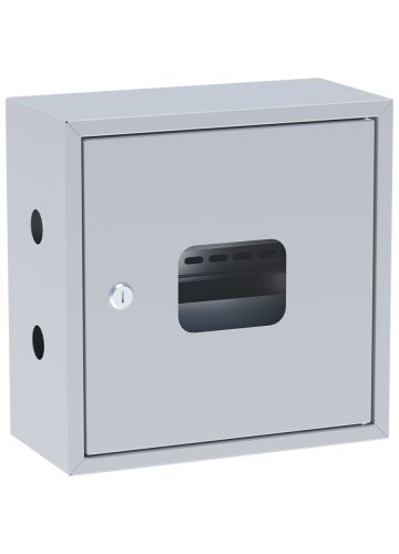Ящик учетно-распределительный с одной DIN-рейкой (300х300х150) EKF Basic (uerm-din-300)