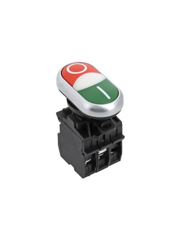 Кнопка LA32HND красно-зеленая "Пуск-Стоп" с подсветкой 24В DC NO+NC EKF PROxima (la32hnd-24)