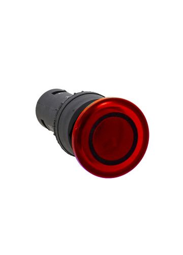 Кнопка SW2C-MD с подсветкой NO, красная, EKF PROxima (sw2c-md-rr)