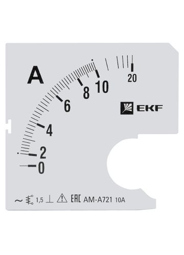 Шкала сменная для A721 10/5А-1,5 EKF PROxima (s-a721-10)