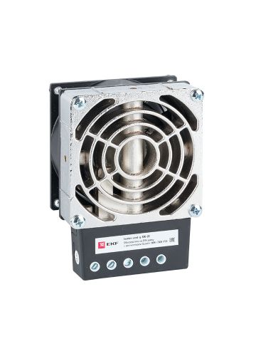 Обогреватель на DIN-рейку с вентилятором 100Вт 230В IP20 Quadro EKF PROxima (heater-vent-q-100-20)