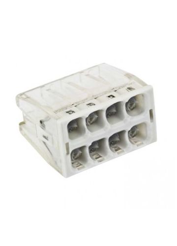 Клемма СМК 2273-248 (с пастой), 8 отверстий, 0,5-2.5мм2 (4шт.), EKF PROxima (plc-smk-2273-248r)