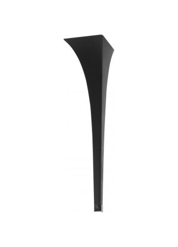 Мебельная ножка металлическая в стиле Лофт, высота 71 см, черная (НЛ.Ч.710)