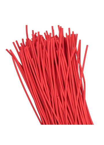Термоусаживаемая трубка ТУТ нг 2/1 красная в отрезках по 1м EKF PROxima (tut-2-r-1m)