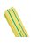 Термоусаживаемая трубка ТУТ нг 30/15 желто-зеленая в отрезках по 1м EKF PROxima (tut-30-yg-1m)