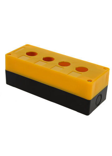 Корпус КП104 пластиковый 4-кнопочный, желтый EKF PROxima (cpb-104-o)