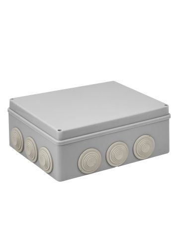 Коробка распаячная КМР-050-043 пылевлагозащитная, 12 мембранных вводов, уплотнительный шнур (240х190х90) EKF PROxima (plc-kmr-050-043)